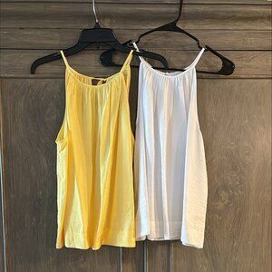 Linen tank tops
